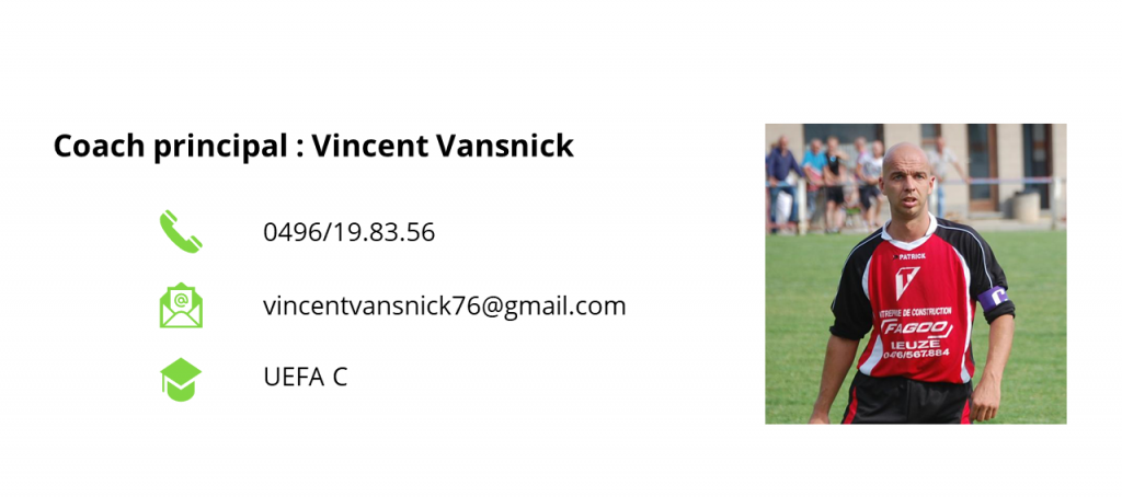 Coach Vincent Vansnick