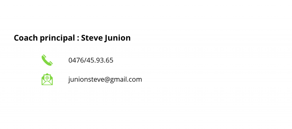 Coach Steve Junion